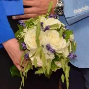 Illustration temoignages avec bouquet de mariage Chloe et Alexis